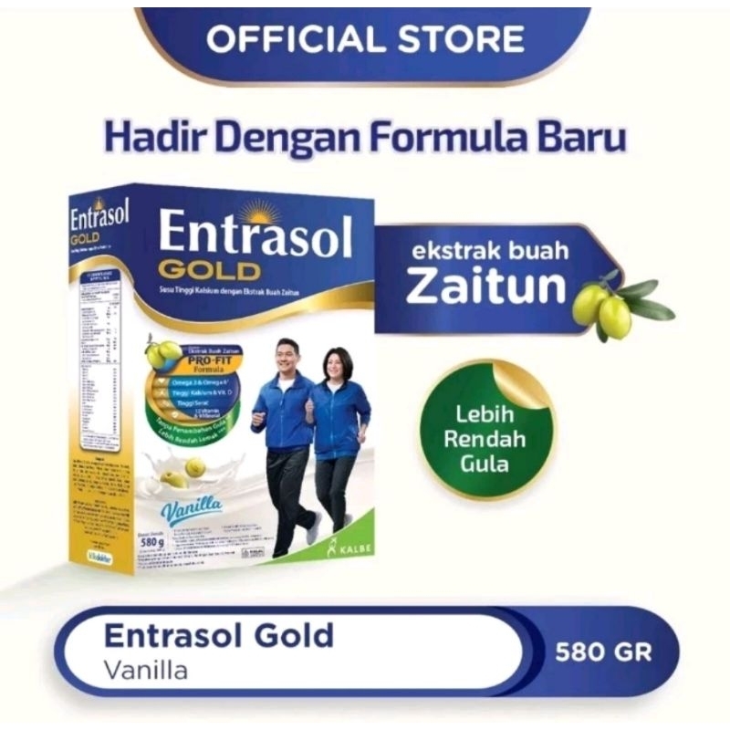 

ENTRASOL GOLD 580GR VANILA/COKLAT