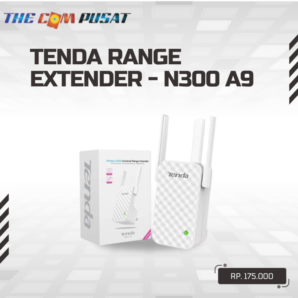 Tenda Wireless N300 Universal Range Extender A9