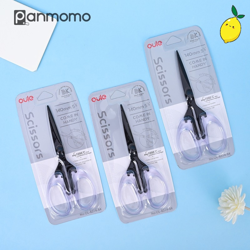 

Gunting Titanium Coated Student Scissors Clear Series