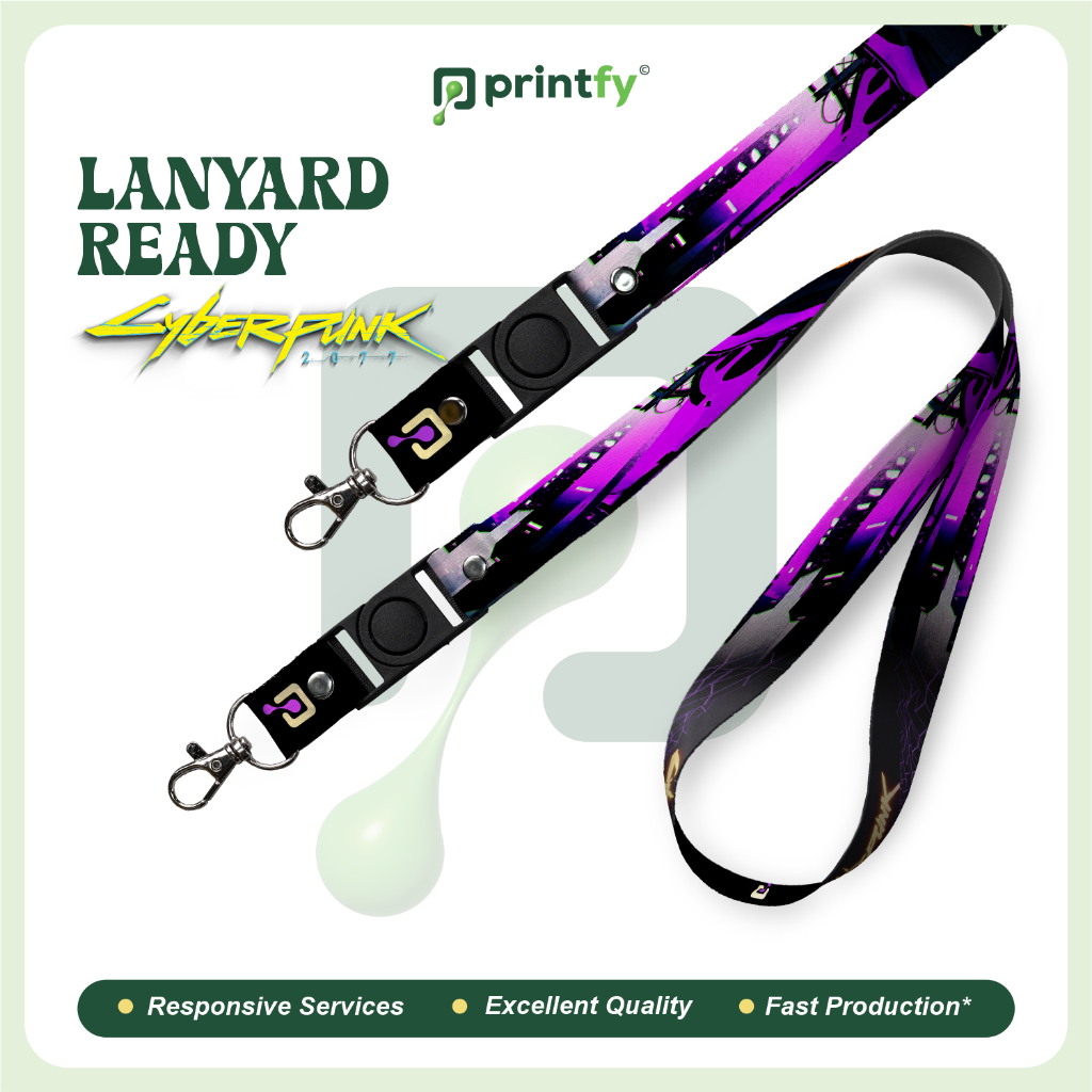 

Lanyard Gaming full print 2 sisi ( printfy.id )