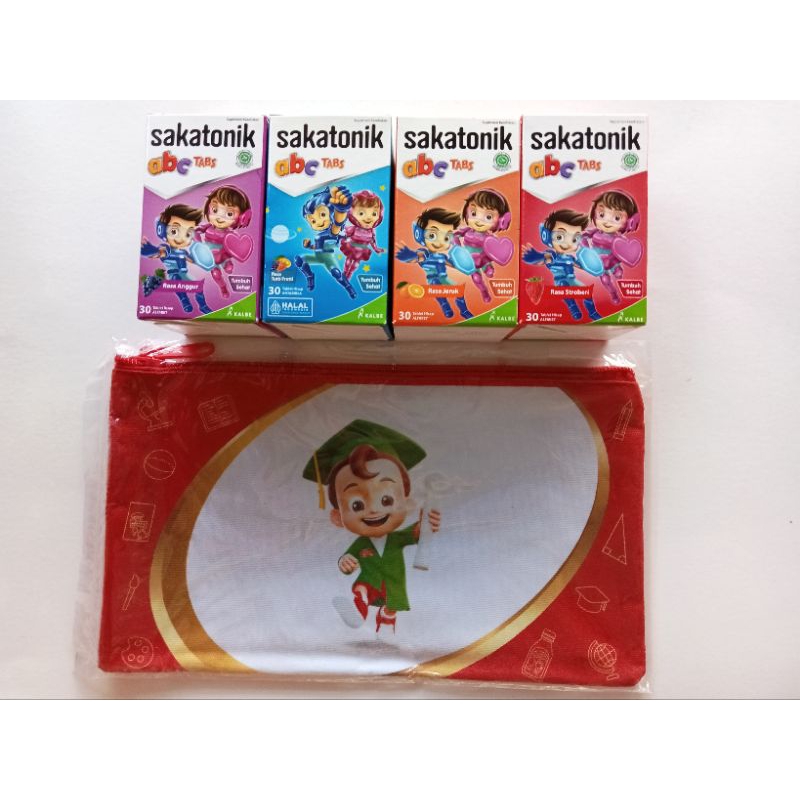SAKATONIK ABC TABLET HISAP bonus pouch sakatonik