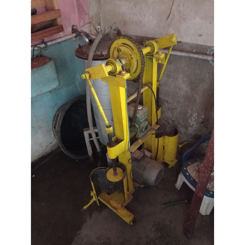 alat pres jamur tiram ukuran plastik 18x35 daya listrik dinamo 900w normal dan padat cocok untuk mem