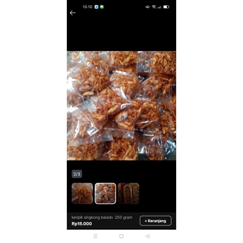 

keripik singkong balado