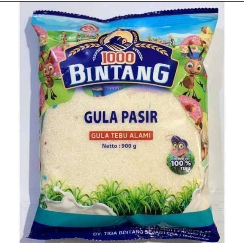 

Murah Gula pasir Bintang 900gram