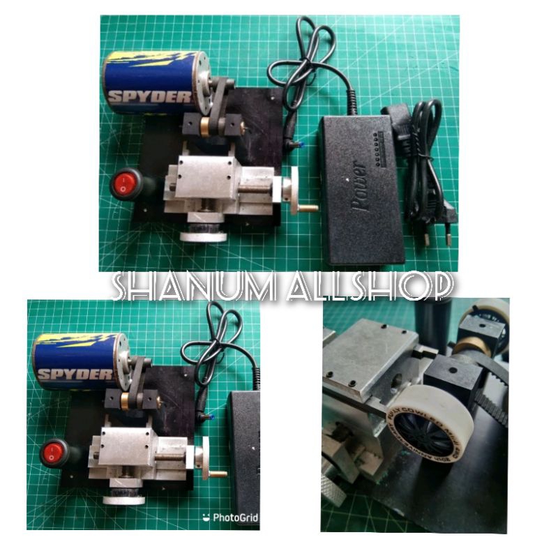 MESIN BUBUT BAN TAMIYA / ALAT BUBUT BAN DAN VELG TAMIYA SPIDER