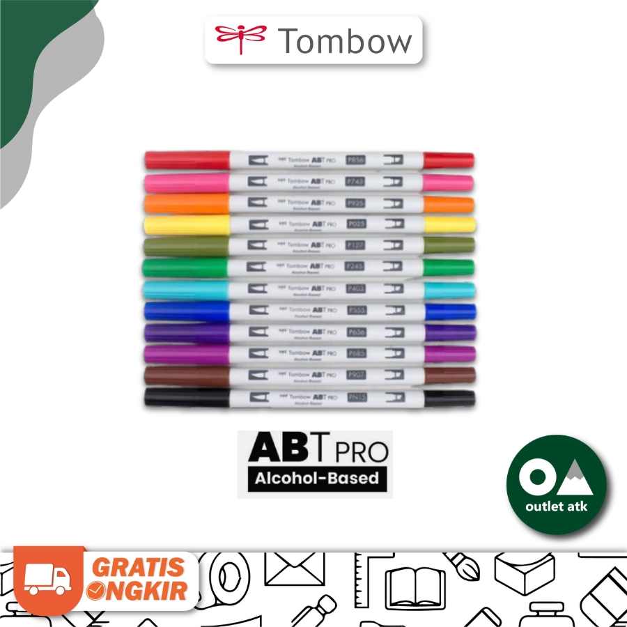 

Tombow ABT PRO Dual Marker Brush Pen Tip