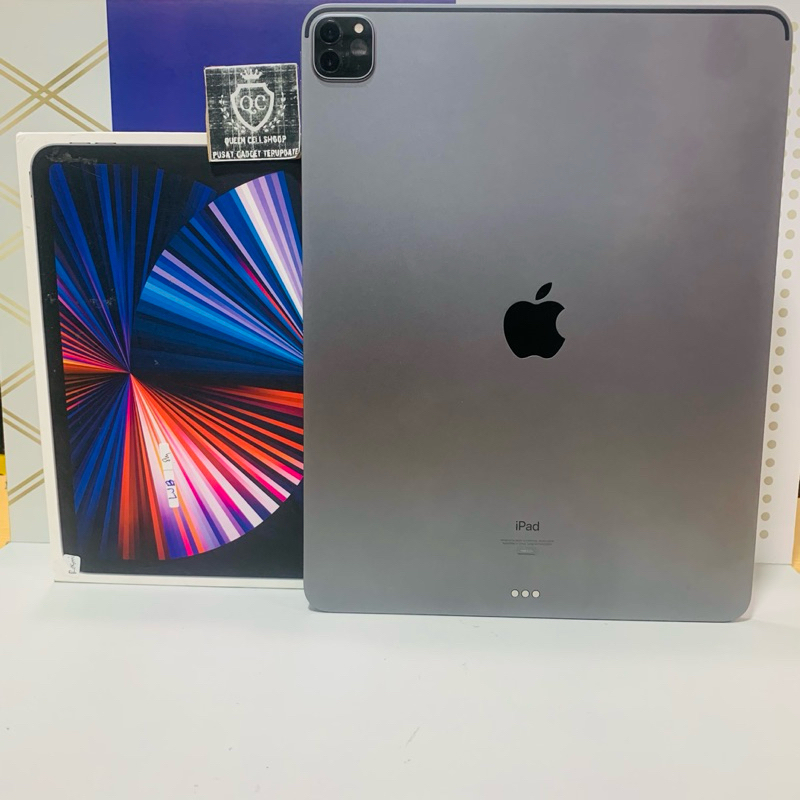 IPAD PRO 12,9 INCH WIFI 128GB (GEN 5 2021) EX RESMI IBOX SECOND FULLSET