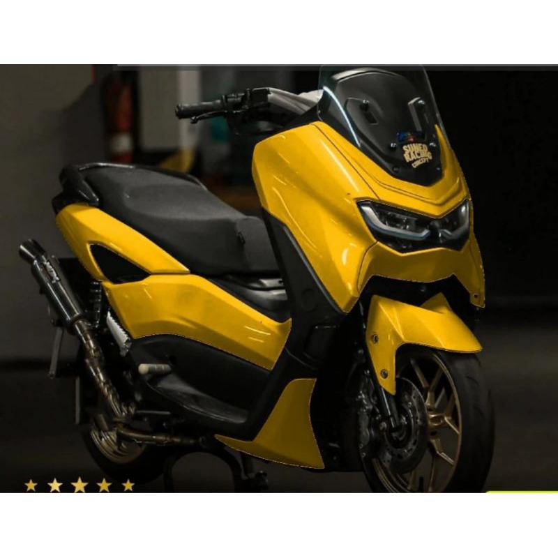 stiker decal all new nmax polos full body warna kuning def