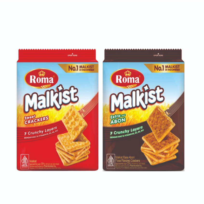 

Roma Malkist Abon/Crackers 224gr