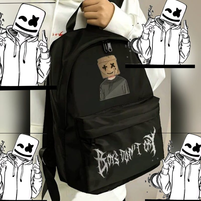 TAS RANSEL PRIA/WANITA, TAS punggung,TAS gedong, TAS SD/SMP/SMA TAS grafitii backpack hitam