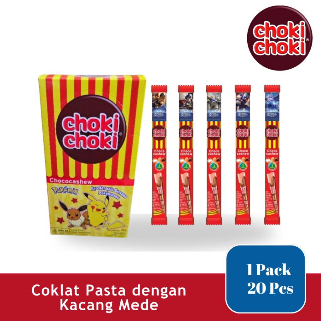 

Choki-Choki Coklat Pasta Box isi 20x9 Gr