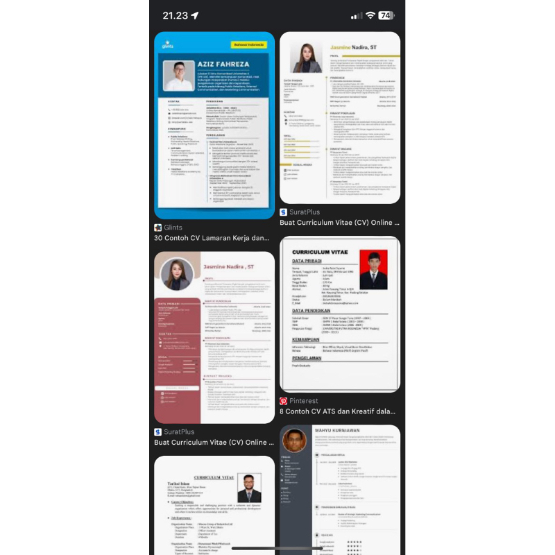 Jasa Pembuatan CV Fresh Graduate