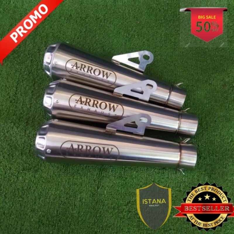 Knalpot Arrow Silincer Knalpot Arrow Universal 50/51mm