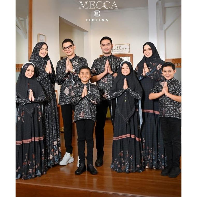 Terbaik ELDEENA MEKA SARIMBIT Baju Koko Gamis Syari CoupleSarimbitSerimbit Family set Mecca eid Seri