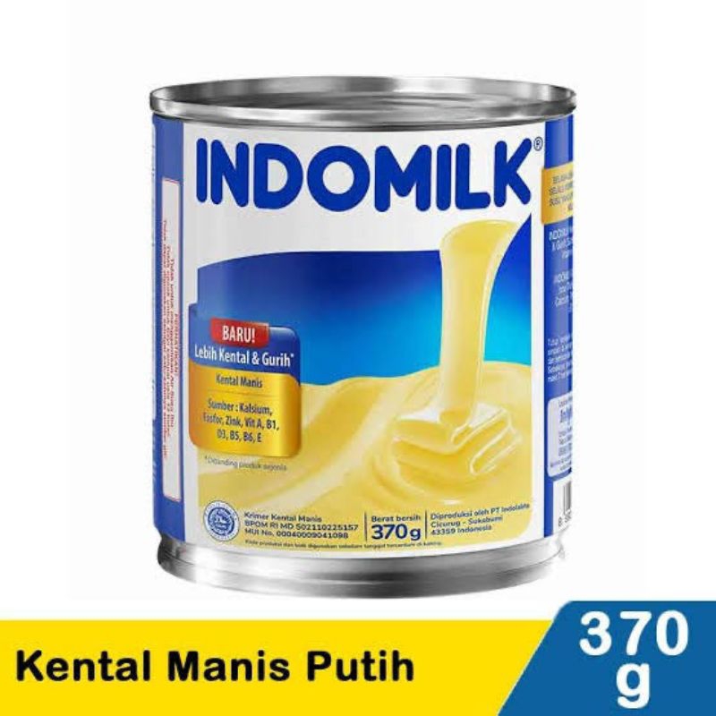 

Indomilk Susu Kental Manis Putih 370G