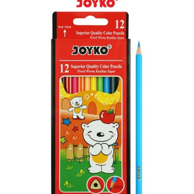 

Update Terpopuler Pensil Warna Joyko 12 Warna Panjang 1 Set