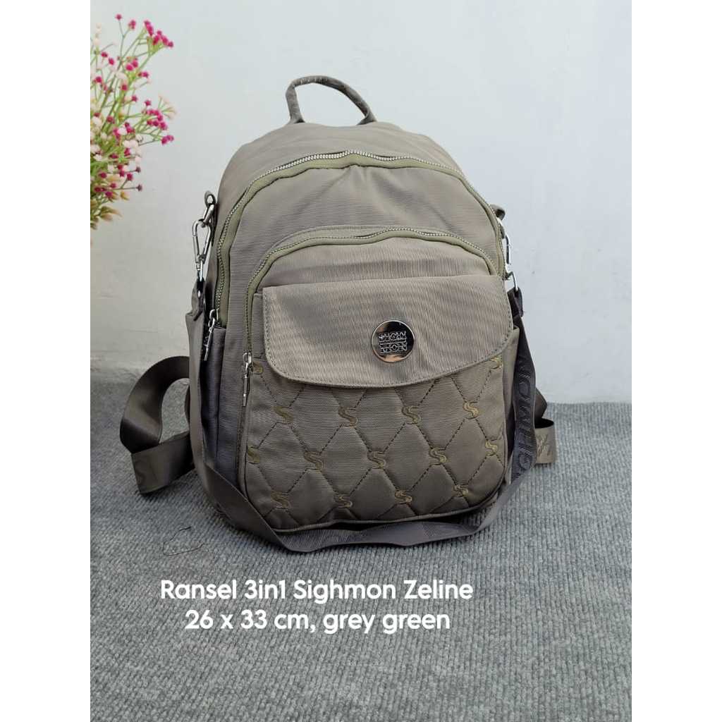 Ransel 3in1 Sighmon Zeline/Ransel Sighmon/Tas Sighmon/Tasransel Import