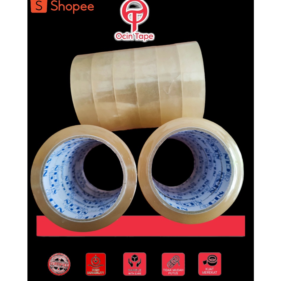 

Pabrik TERMURAH ISOLASI BENING LAKBAN BENING KECIL 9 YARD NAWAOCIN888 TAPE 6 PCS BAYAR DI TEMPATCOD