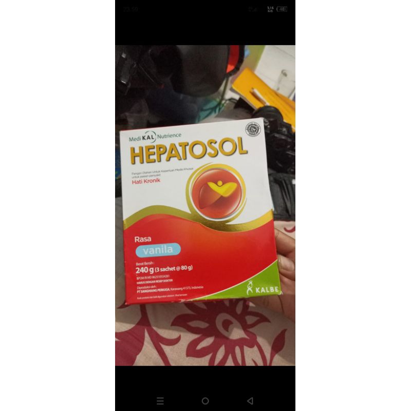 

HEPATOSOL VANILLA 240 GR NUTRISI KESEHATAN HATI 240GR