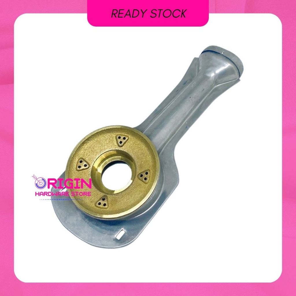 Cerobong SET Rinnai KECIL Tipis - Cangklong + Burner / Kuningan Kompor Gas Rinai