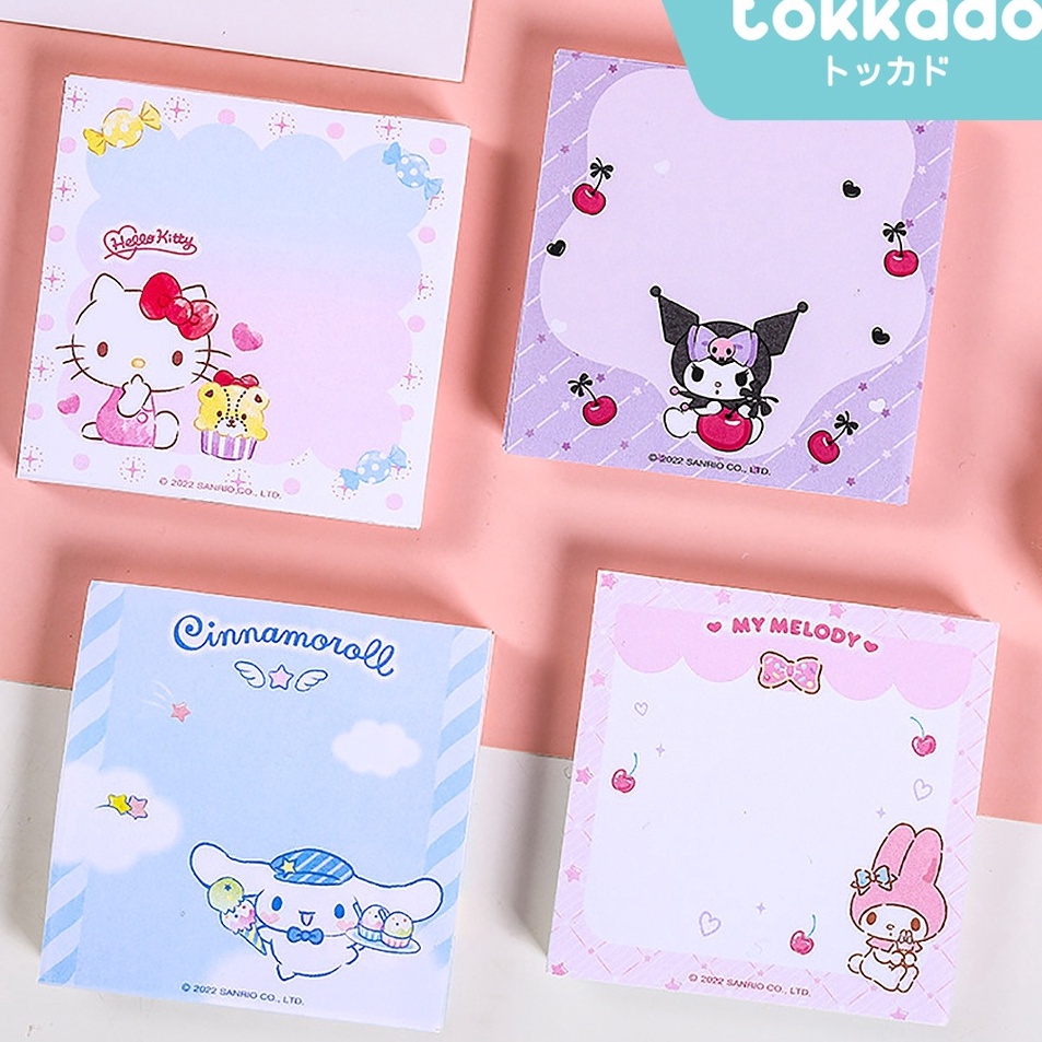 

Kualitas Puas TOKKADO Sanrio Asa Notes Mini Memo Pad Kertas Catatan Reminder Lucu