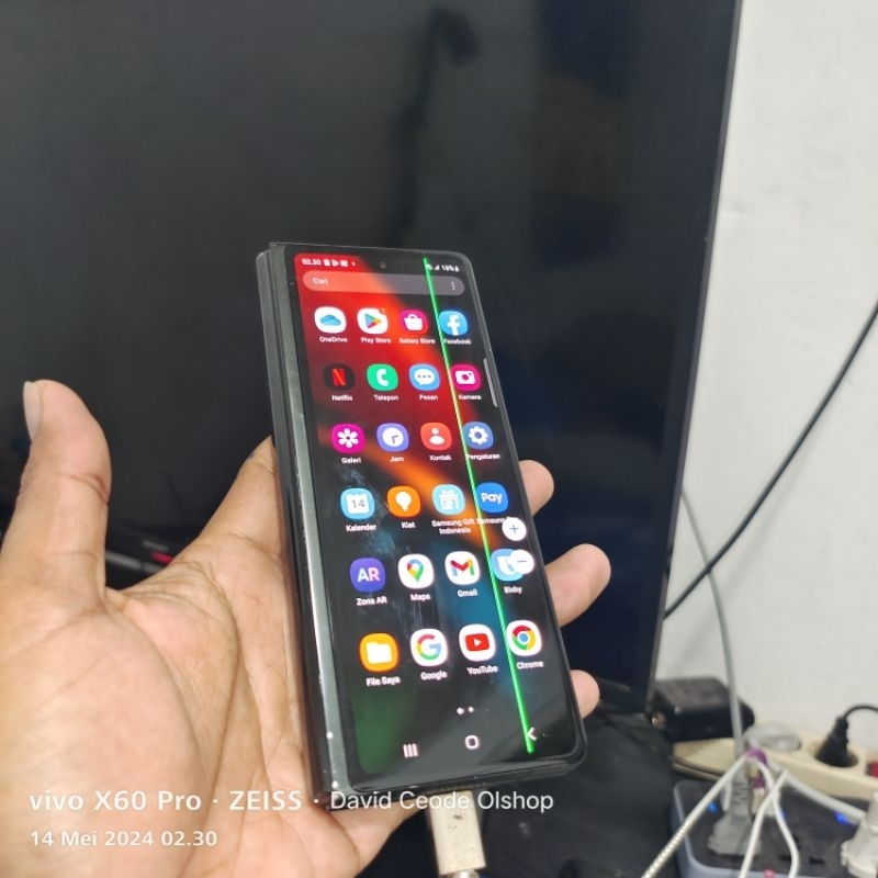 SAMSUNG GALAXY Z FOLD 2 12/256GB  SEIN FULLSET SECOND TERMURAH