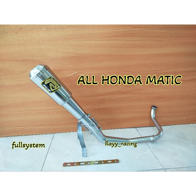 knalpot racing RCB KAPSUL untuk semua motor  matic HONDA./ALL HONDA MATIC.beat karbu.beat pgn-fi.bea