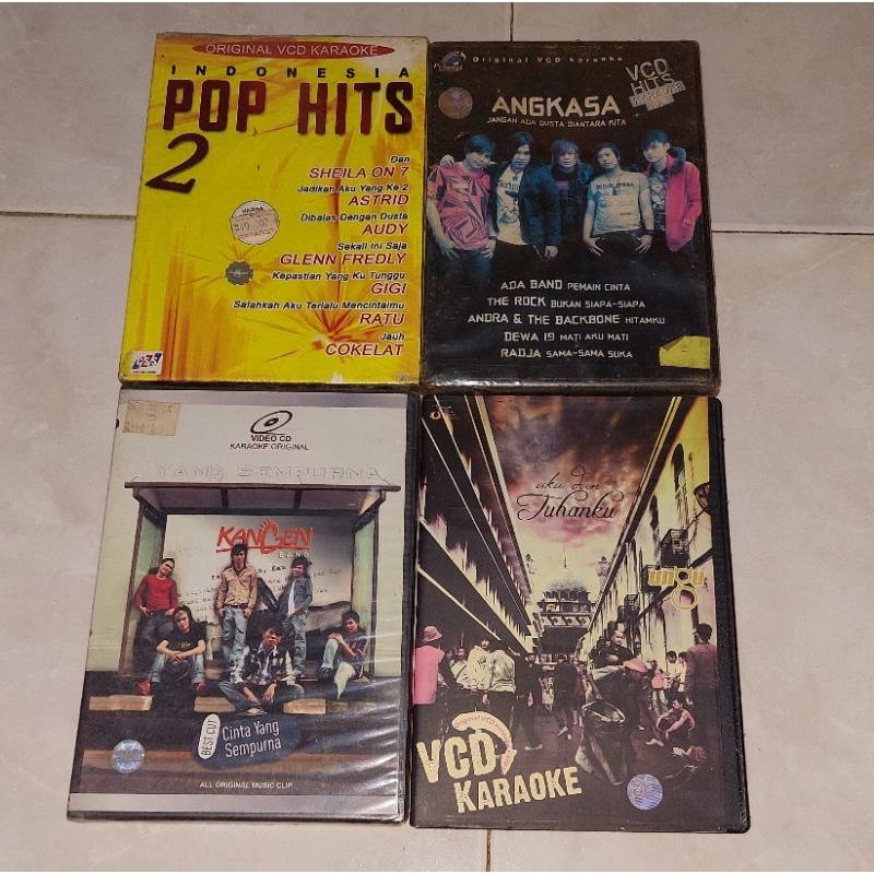 vcd Indonesia Original INDONESIA POP HITS 2 / VCD HITS KARAOKE VOL. 2 / KANGEN BAND-Yang Sempurna / 
