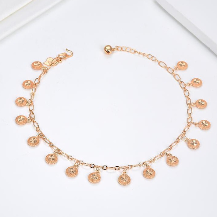 GROSIR Hyl Jewelry 88b COD Couple Gelang Kaki Perempuan Harian