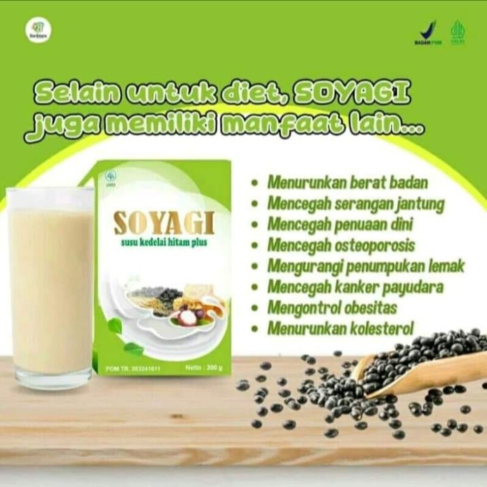 

Susu Soyagi (dari kedelai hitam dan rempah-rempah piliha)