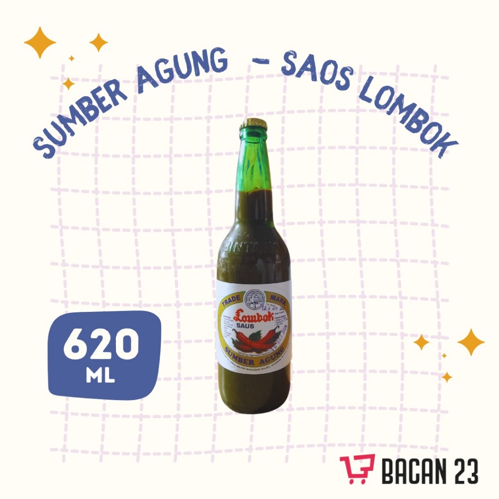 

Saos Lombok Botol Sumber Agung (620 ml) Saus Lombok Botol Saus Sambal
