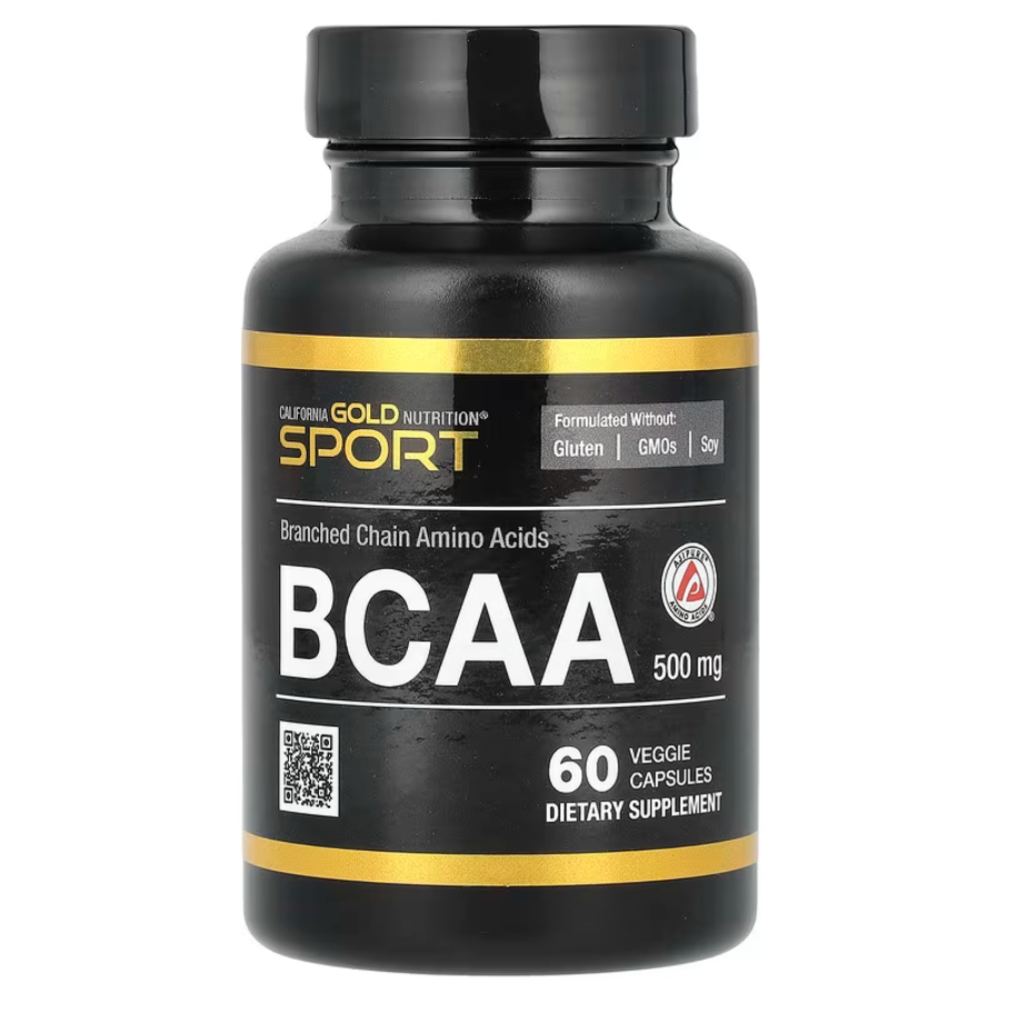 READY EXP: 11/27 California Gold Nutrition, BCAA, AjiPure® Branched Chain Amino Acids, 500 mg, 60 Ve