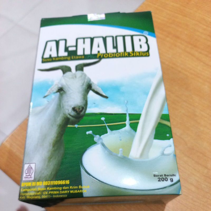 

susu kambing etawa al halib, kemasan refill 200gr