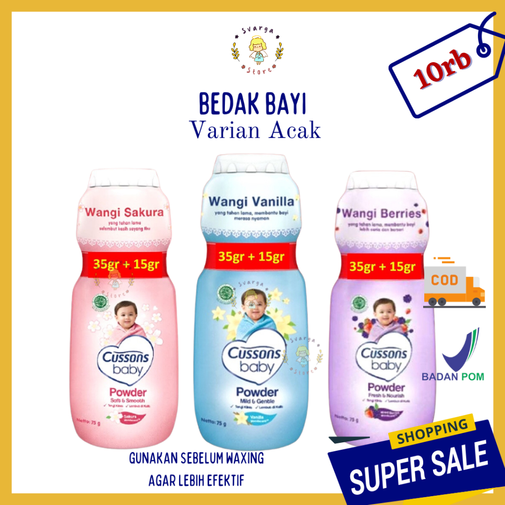 BEFORE WAXING | 50gr Bedak Bayi Sebelum Waxing | Bedak Johnson Johnson's Baby Powder