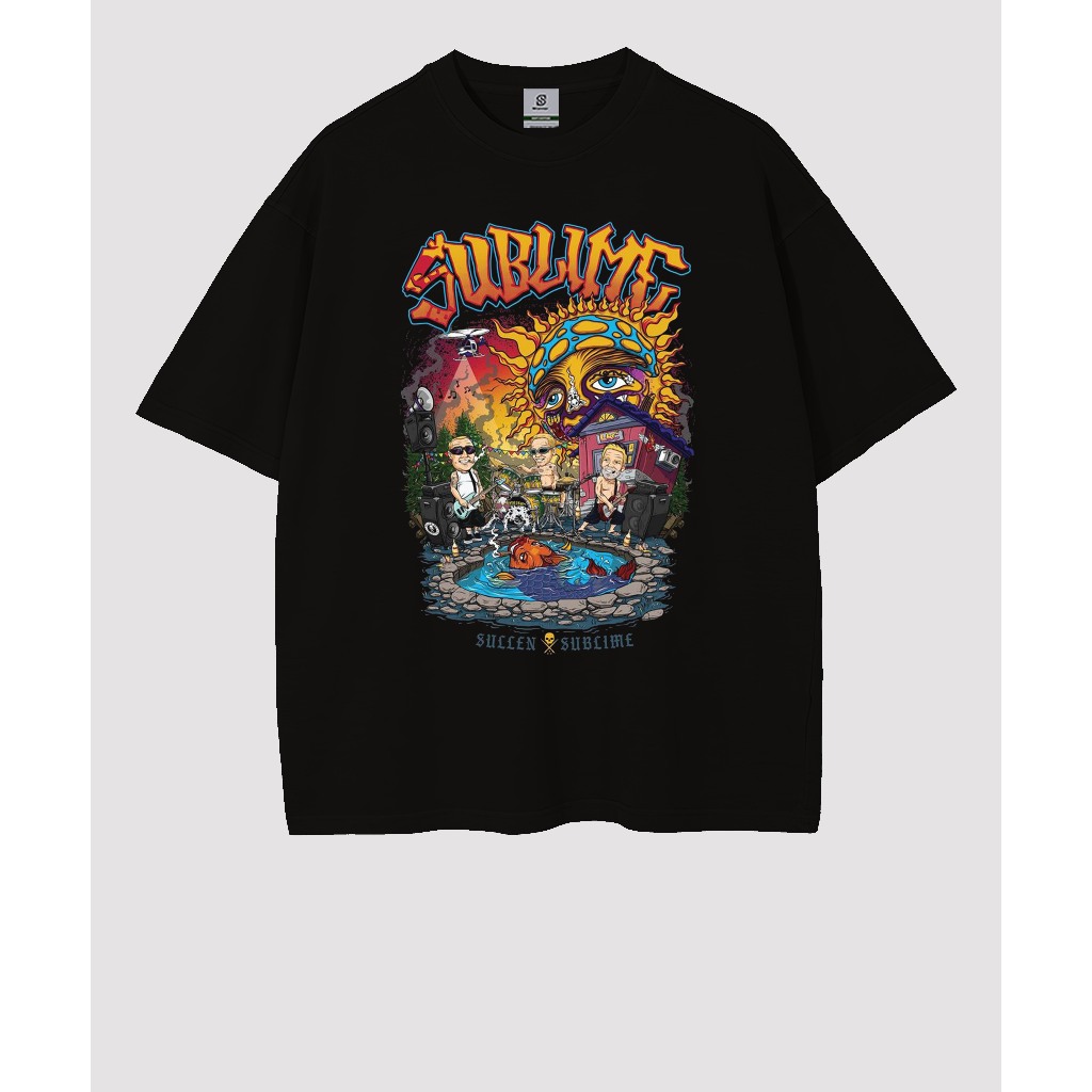 Kaos SULLEN X SUBLIME Style Oversize Tshirt Tee