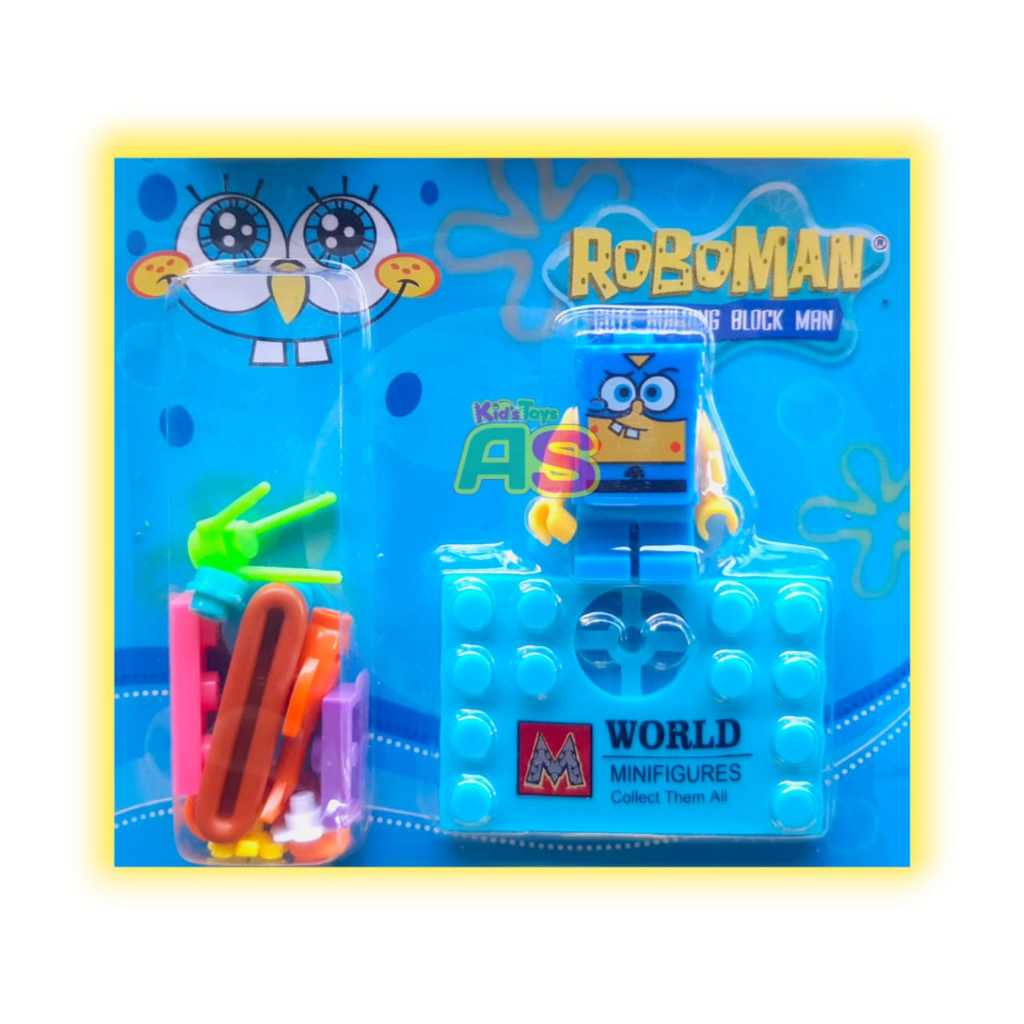 MAINAN ROBOT SUSUN SPONGEBOB / MAINAN LEGO SPONGEBOB / MAINAN ANAK VIRAL L3GO SPONGEBOB