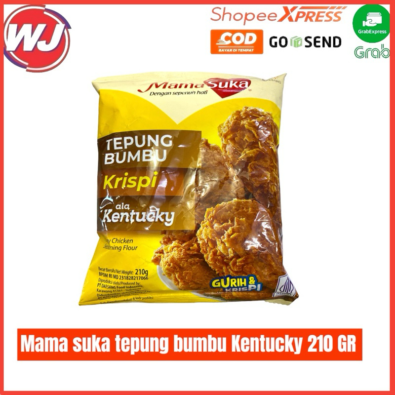 

mama suka tepung bumbu krispi Kentucky 210 gram