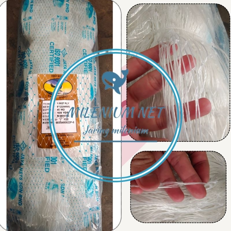 jrg milenium/jaring ply/jaring pintal /9inci 27ply