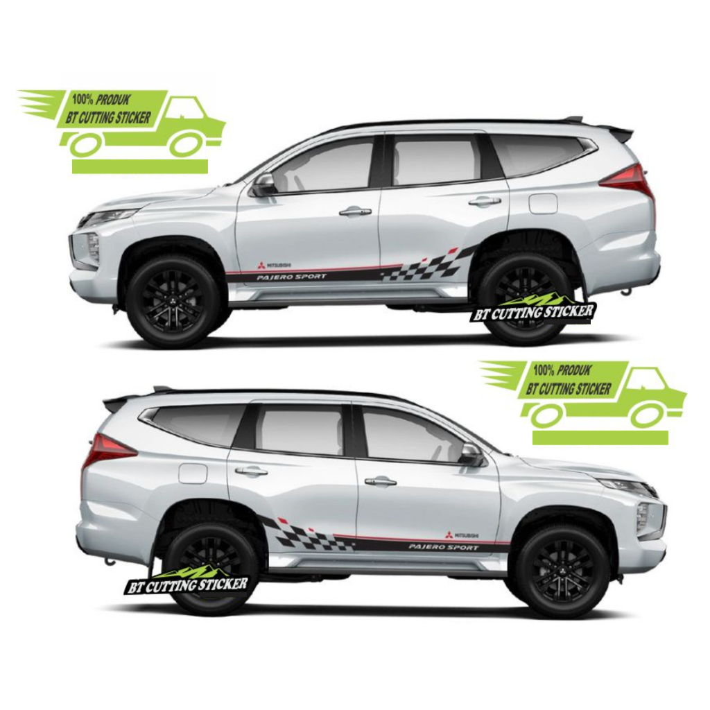 Stiker Mitsubishi Pajero Sport Stiker pajero dakar sticker pajero sport