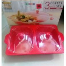 BUFFET SET DOUBLE 0701 / Buffet Set Double Dapat Menghidangkan 2 Jenis Makanan