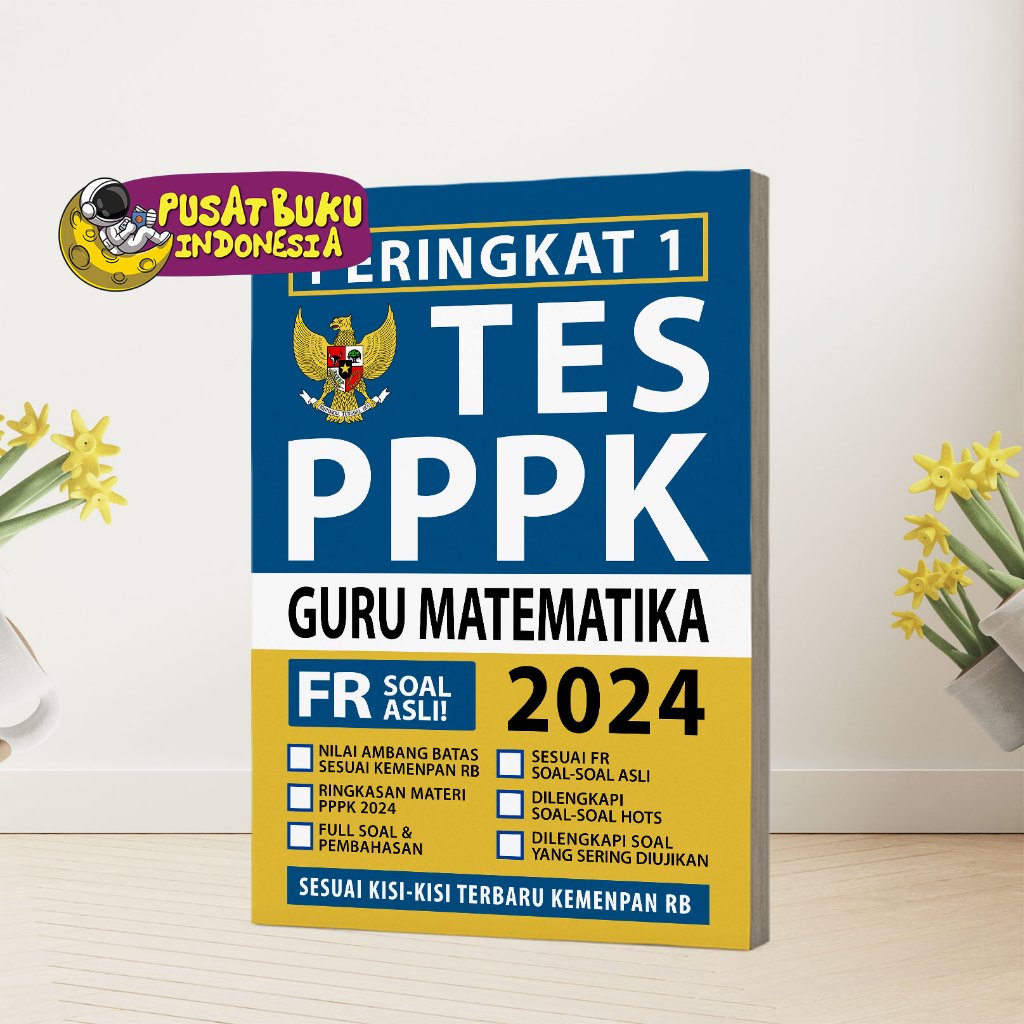 Buku Bimbingan Soal Tes Peringkat 1 Tes Pppk Guru Matematika 2024