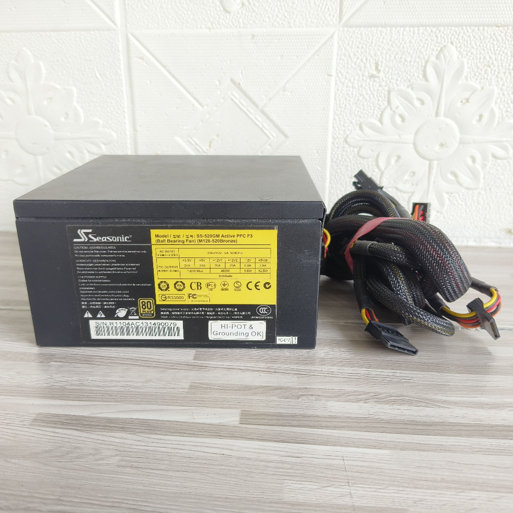 PSU GAMING SEASONIC M12II 620W 80+ BRONZE MODULAR