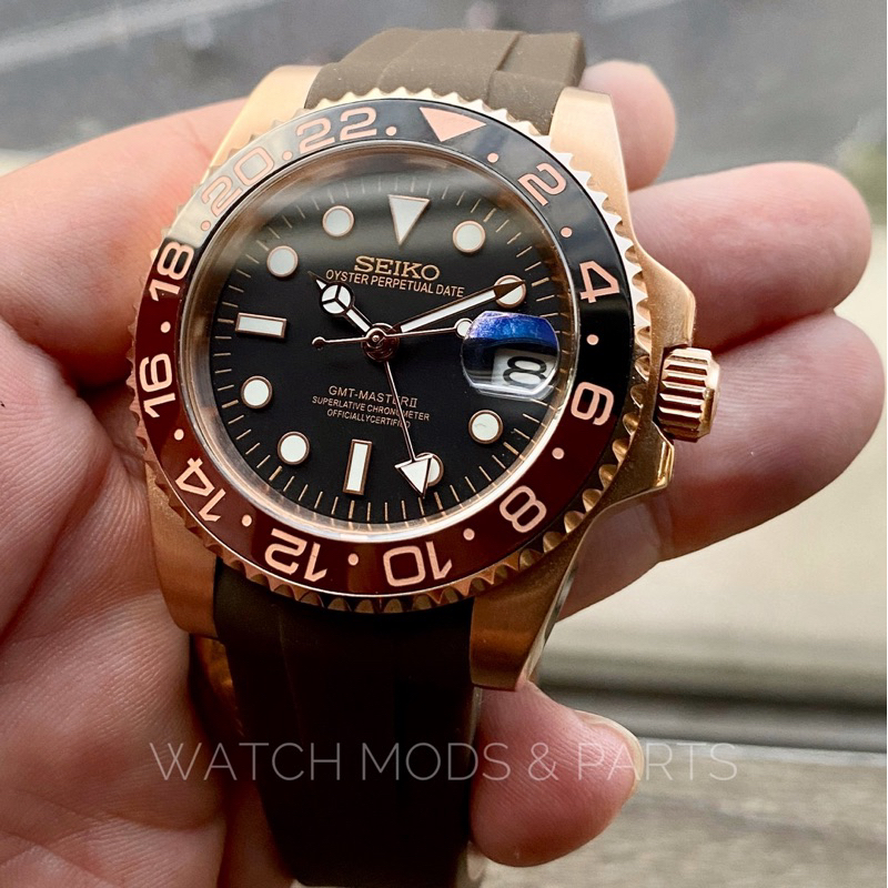 WMNP Seiko Mod WMNP Seiko Mod Watch Mods & Parts RootBeer. NH34A Movement GMT Berfungsi