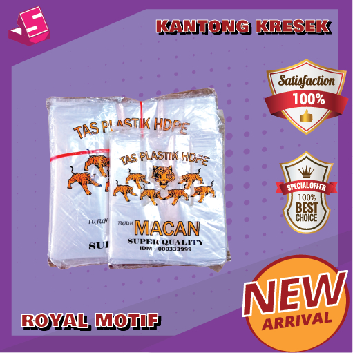Kantong Kresek Macan / Kresek HD Bening / Kresek Multiguna / Kresek Transparan / Kantong Kresek