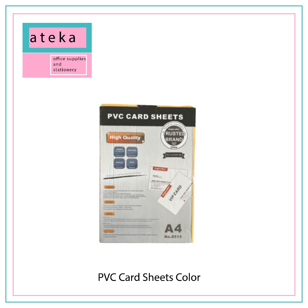 

PVC Card Sheets Color | Lembar Kartu Identitas