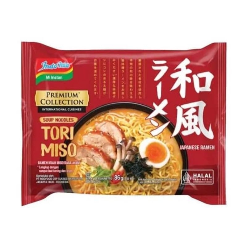 

INDOMIE RAMEN JAPANESE TORI MISO