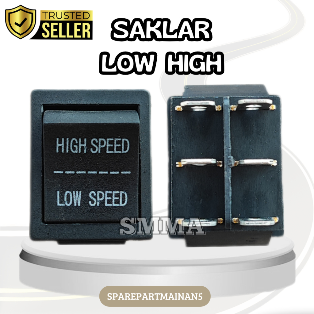 SMA5 || Saklar High Low Mobil Mainan Aki Anak