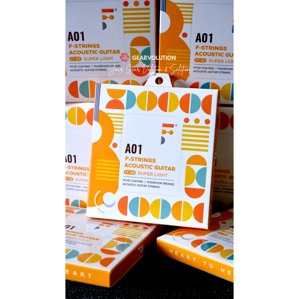 FStrings  Acoustic Guitars .011-.052 Phosphor Bronze