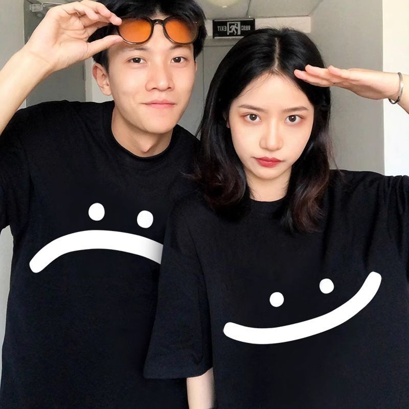 kaos kapel ROBO SMILE baju couple keren pasangan bareng ayang pacar trendi aestetic berkulitas