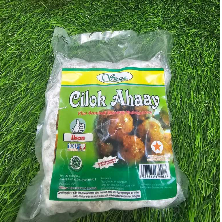 

Cilok ahayy shaza bumbu kacang rasa ikan keju dan ayam / frozen food cepat saji